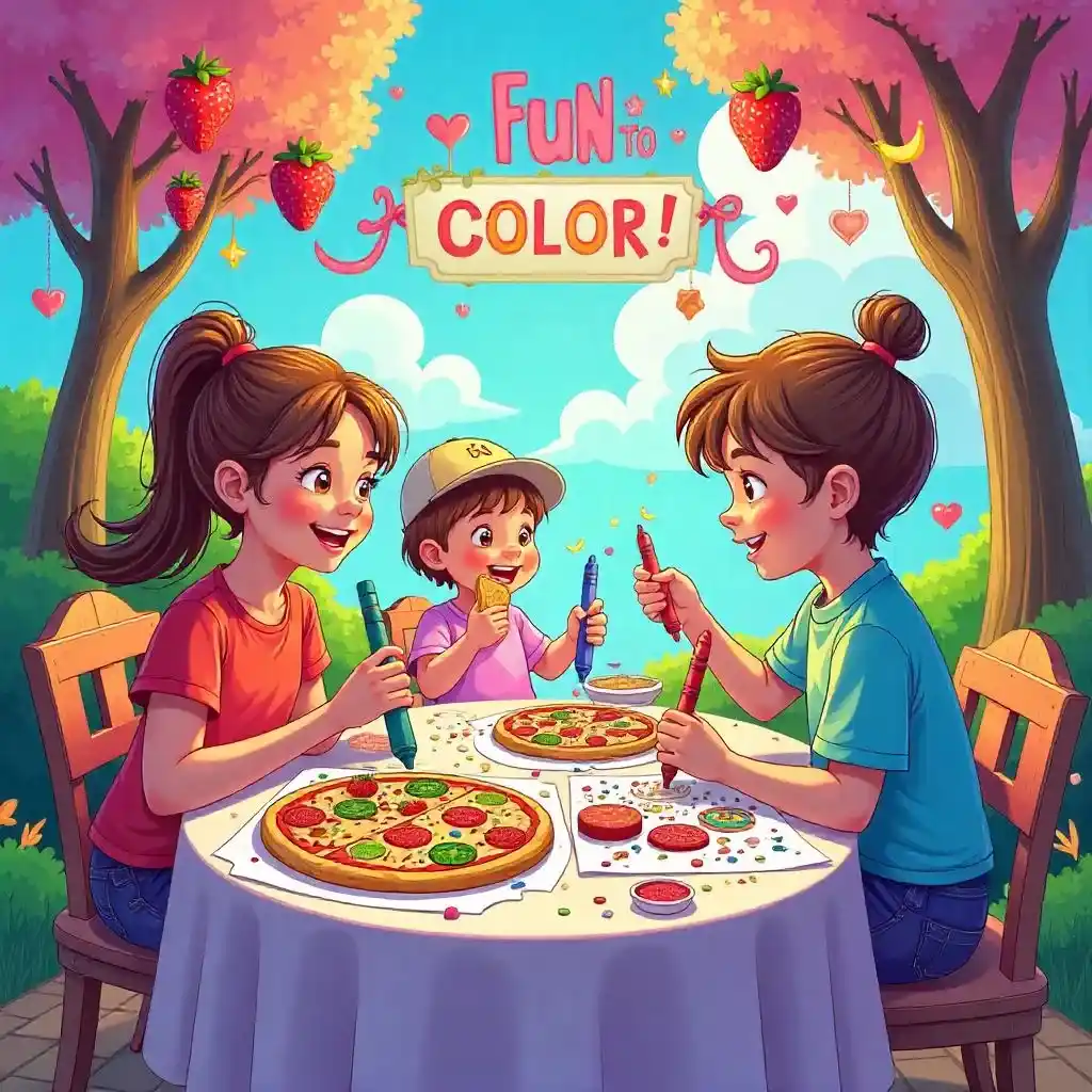 food and drink coloring pages