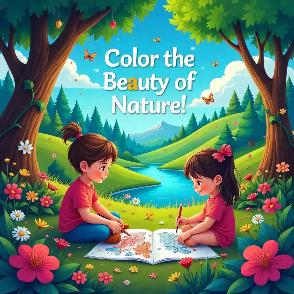 nature coloring pages