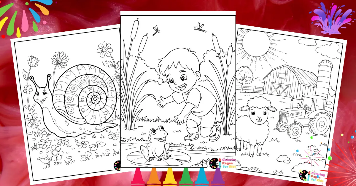 spring coloring pages
