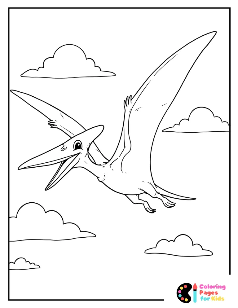 Pteranodon Coloring Sheet