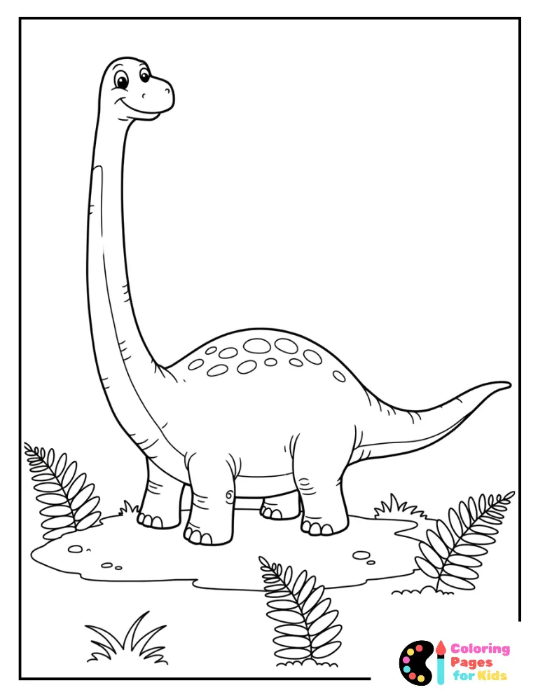 Apatosaurus coloring page