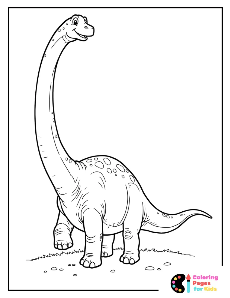 diplodocus coloring page