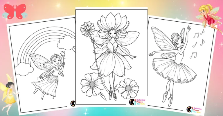 fairy coloring pages