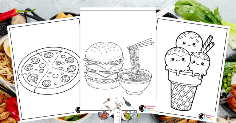 food coloring pages