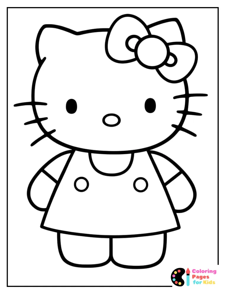 hello kitty with flower on her head