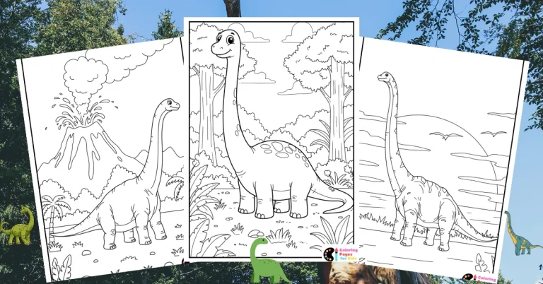 Brachiosaurus Coloring Pages