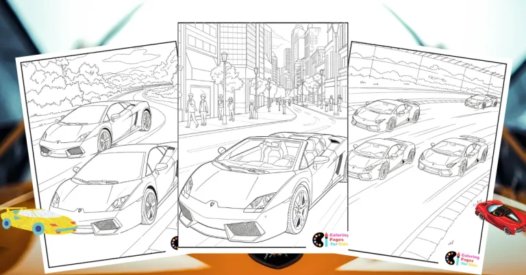 Lamborghini coloring pages