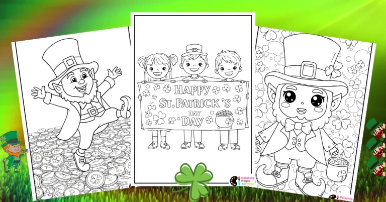 St Patrickโs Day Coloring Pages for Kids (Free PDF Printable) 16 St Patrick's Day Coloring Pages