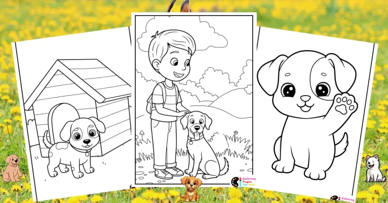 Dog Coloring Pages for Kids (Free PDF Printable) 30 dog coloring pages