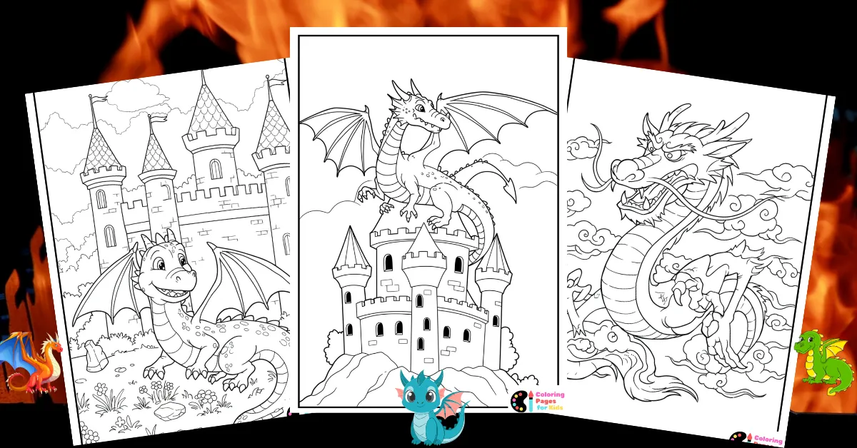 dragon coloring pages