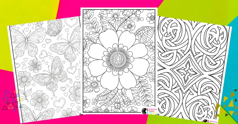 pattern coloring pages