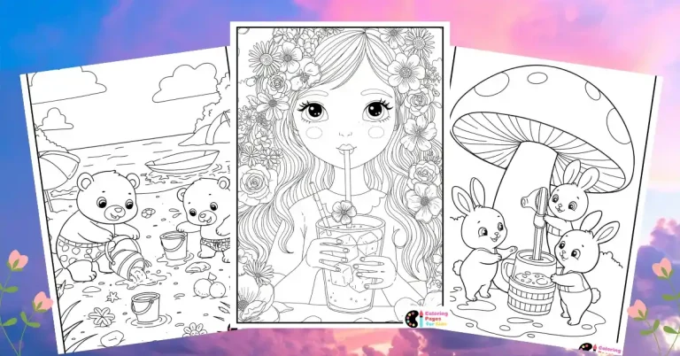 aesthetic coloring pages