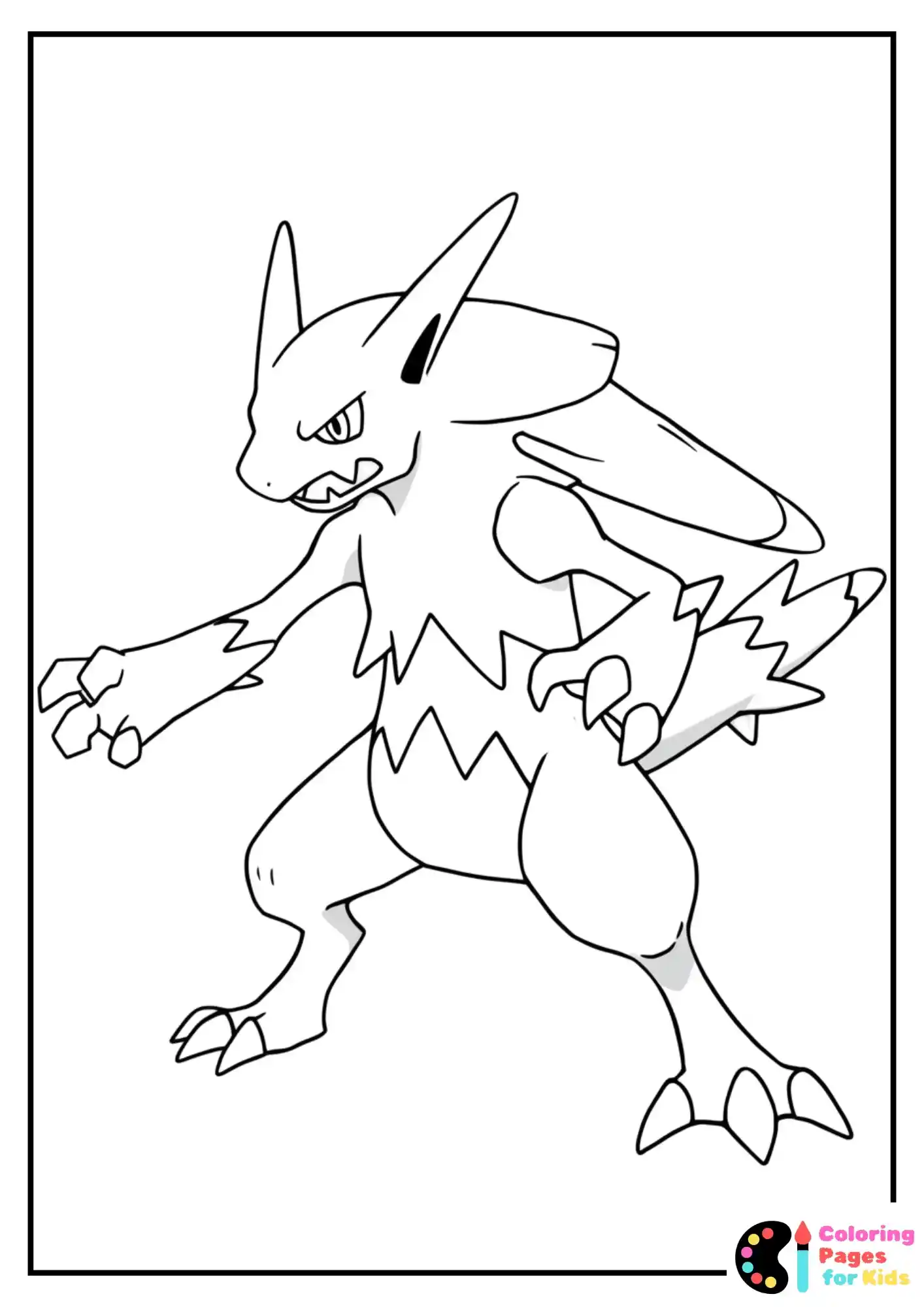 blastoise coloring sheet