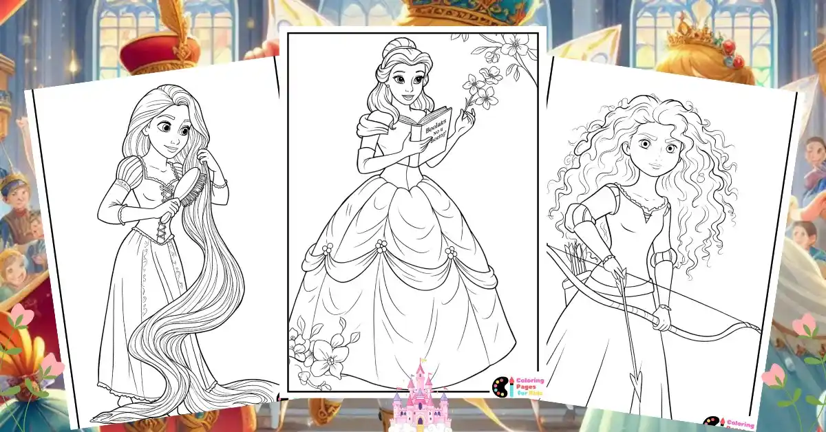 disney princess coloring pages