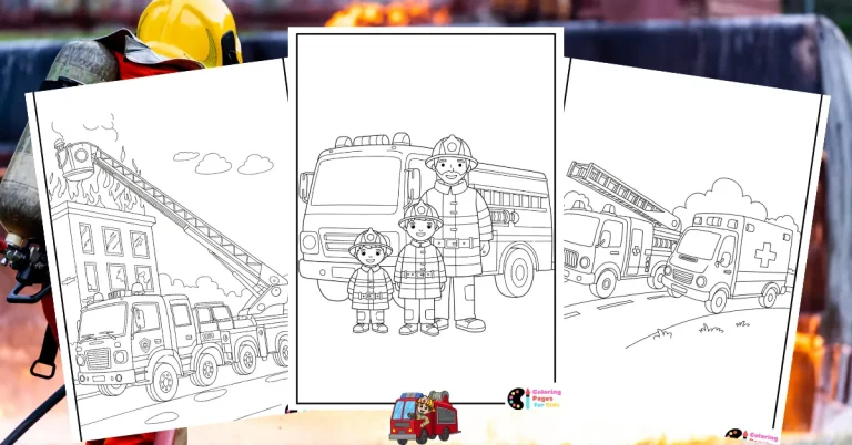 fire truck coloring pages