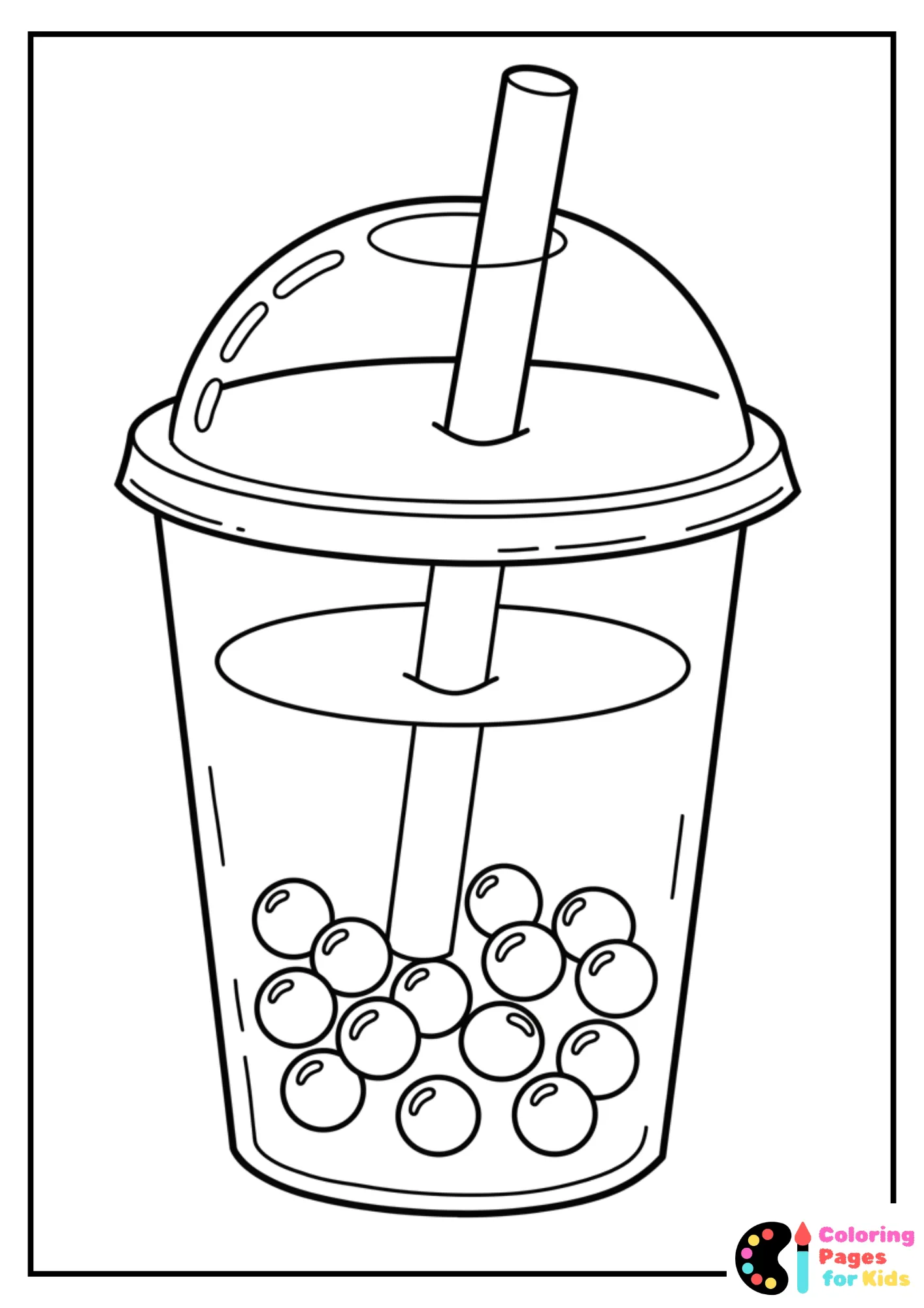 kawaii unicorn boba tea