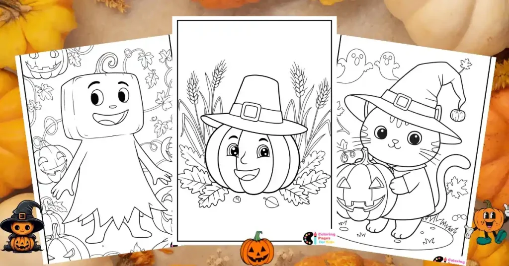 Pumpkin Coloring Pages for Kids (Free PDF Printable) 14 pumpkin coloring page