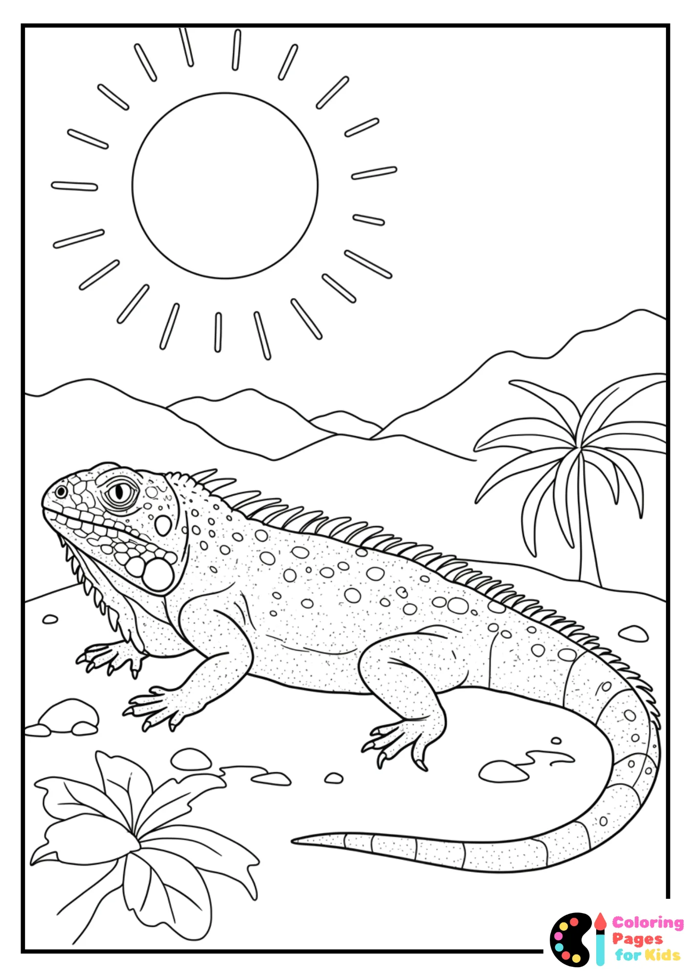 schleich iguana under the sun