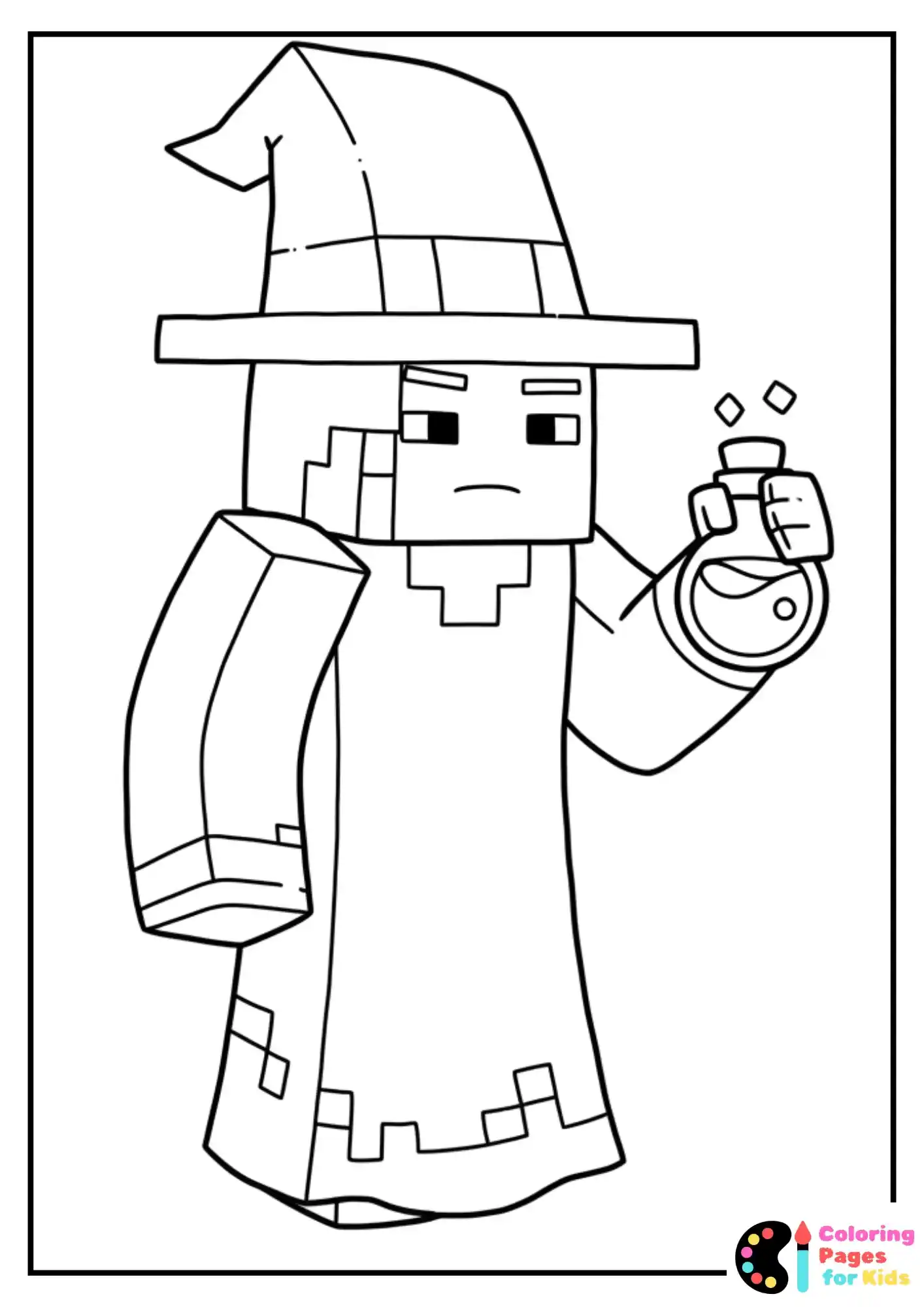 wizard of oz witch coloring sheet