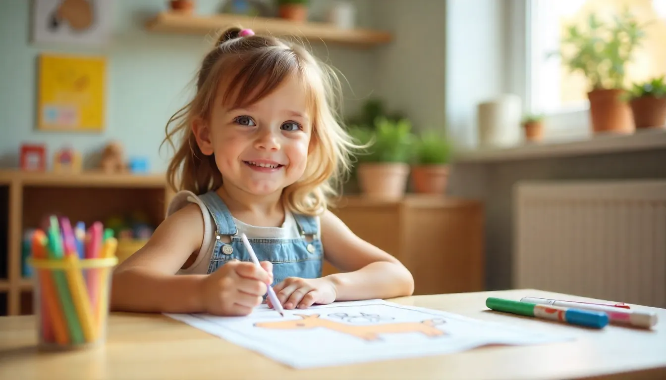 coloring practice for children