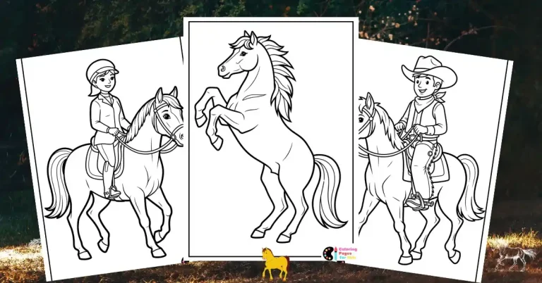 horse coloring pages