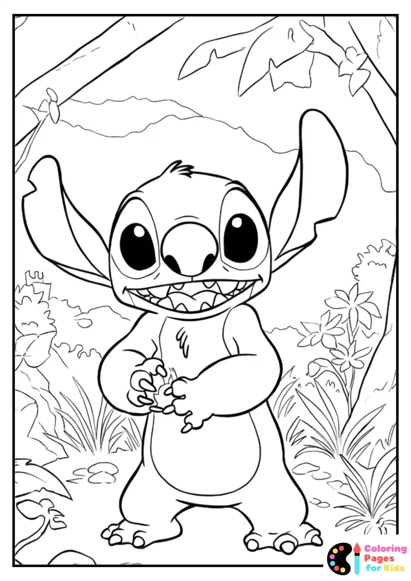 lilo and stitch drawing coloring page