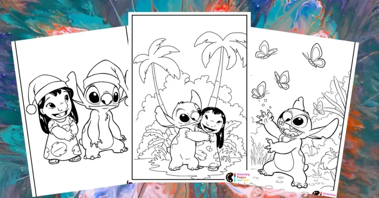 lilo stitch coloring pages