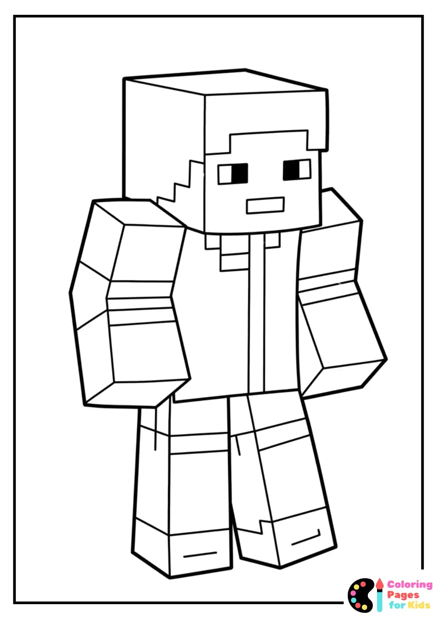 minecraft blaze coloring sheet