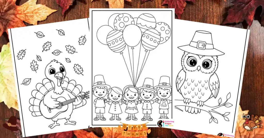 Thanksgiving Coloring Pages for Kids (Free PDF Printable) 8 thanksgiving coloring pages