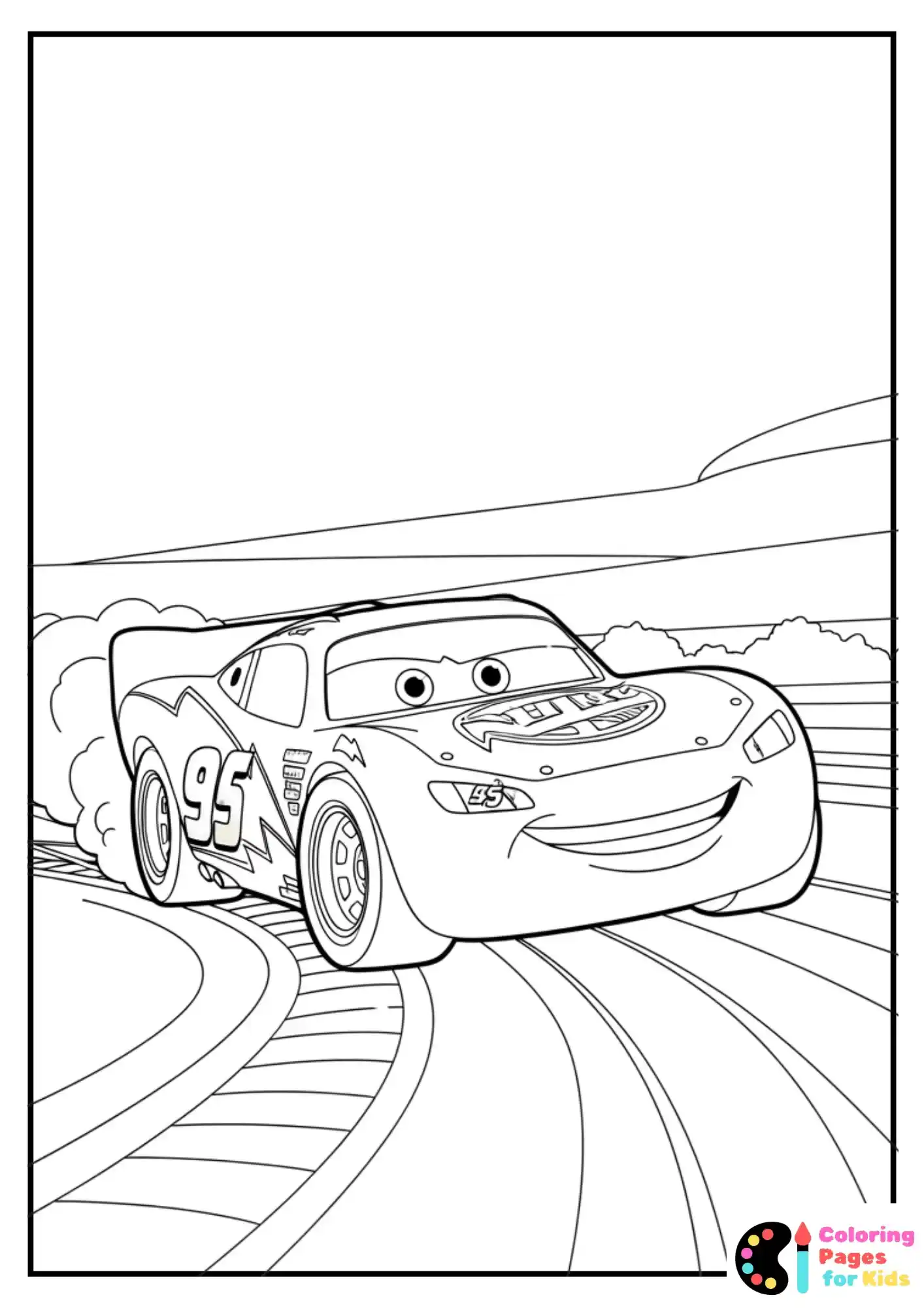 cruz ramirez training coloring sheet