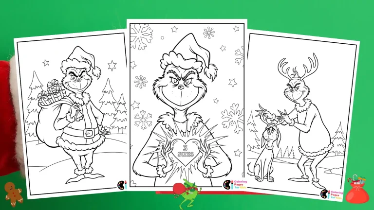 grinch coloring pages