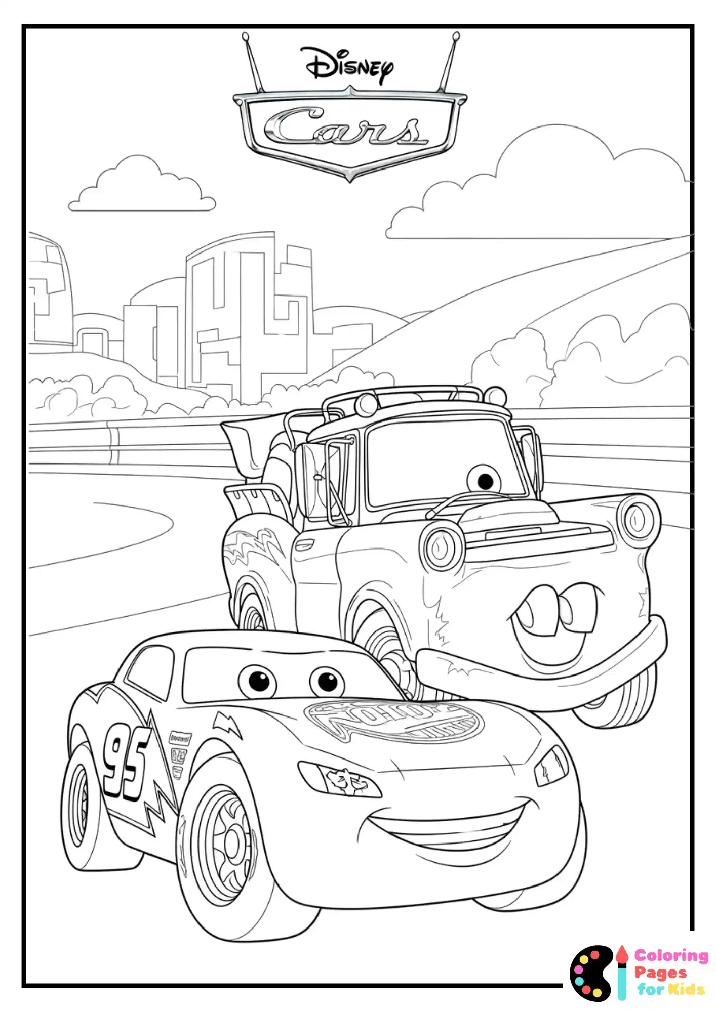 lightning mcqueen winning race