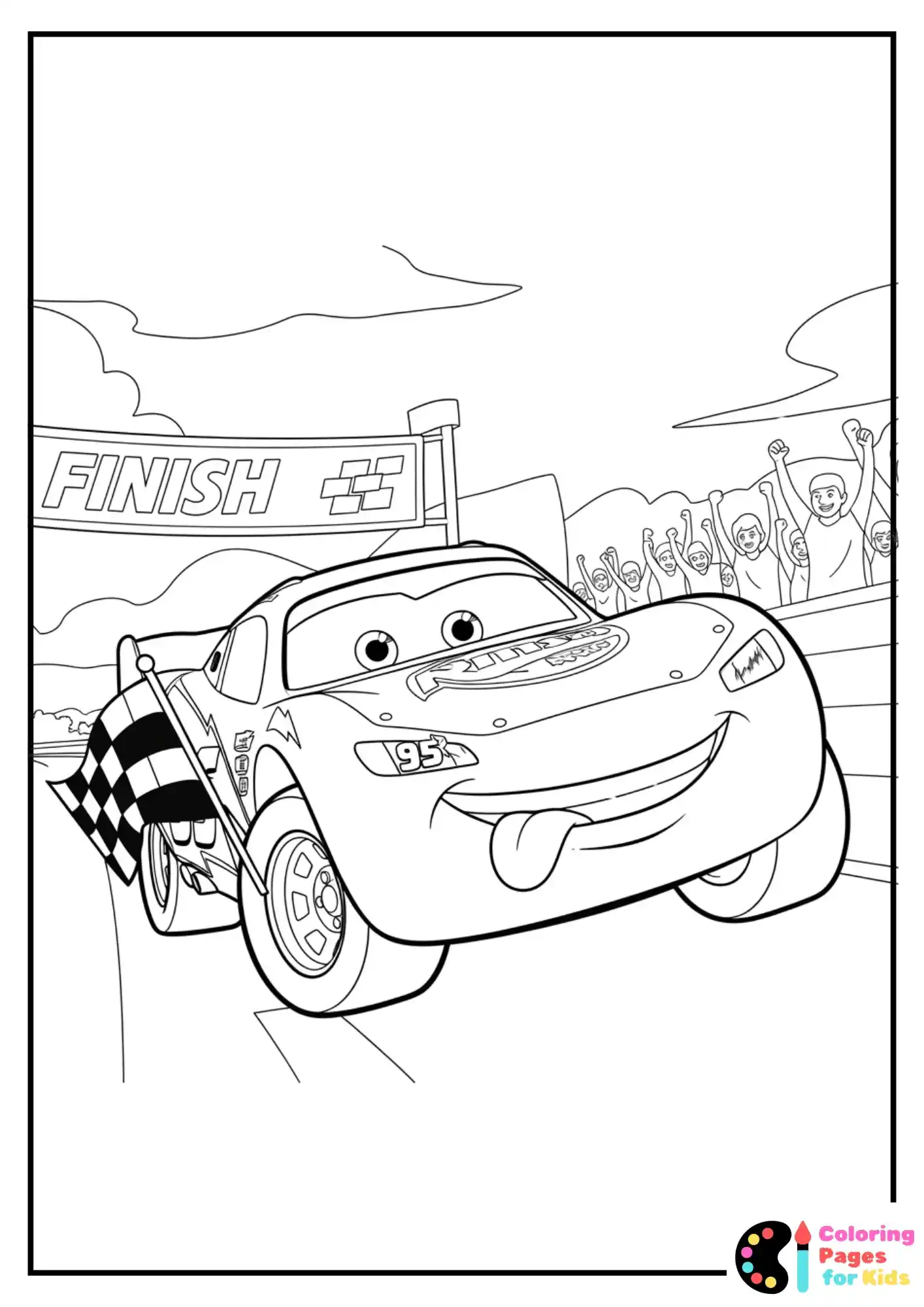 mater towing another car coloring sheet