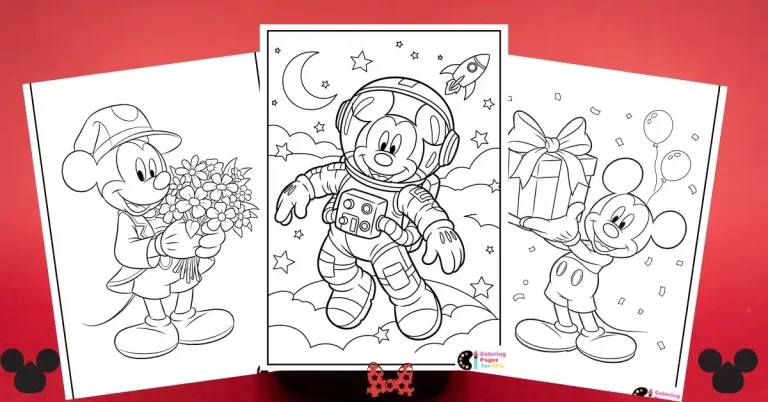 mickey mouse coloring pages