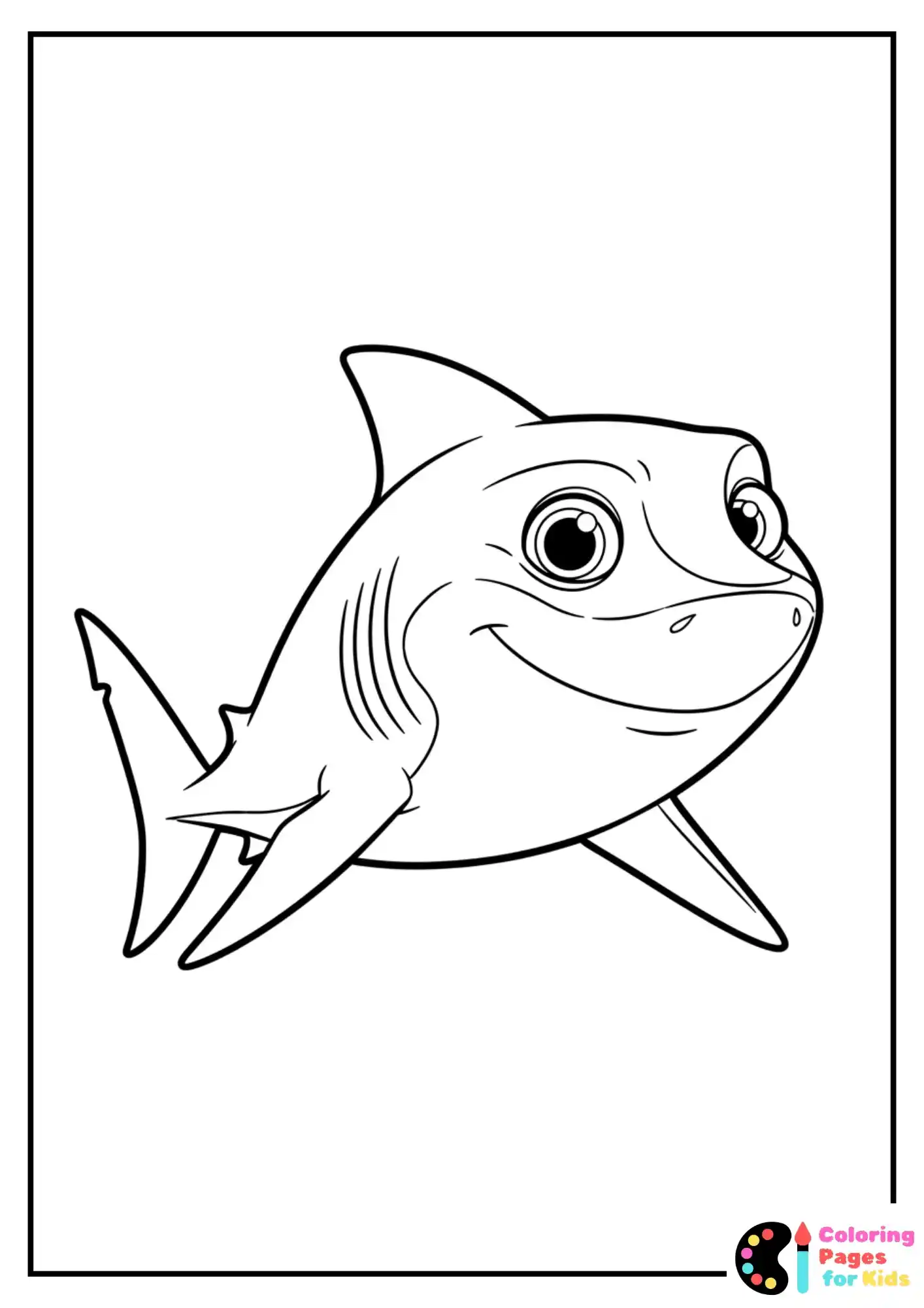 shark tale lenny coloring page