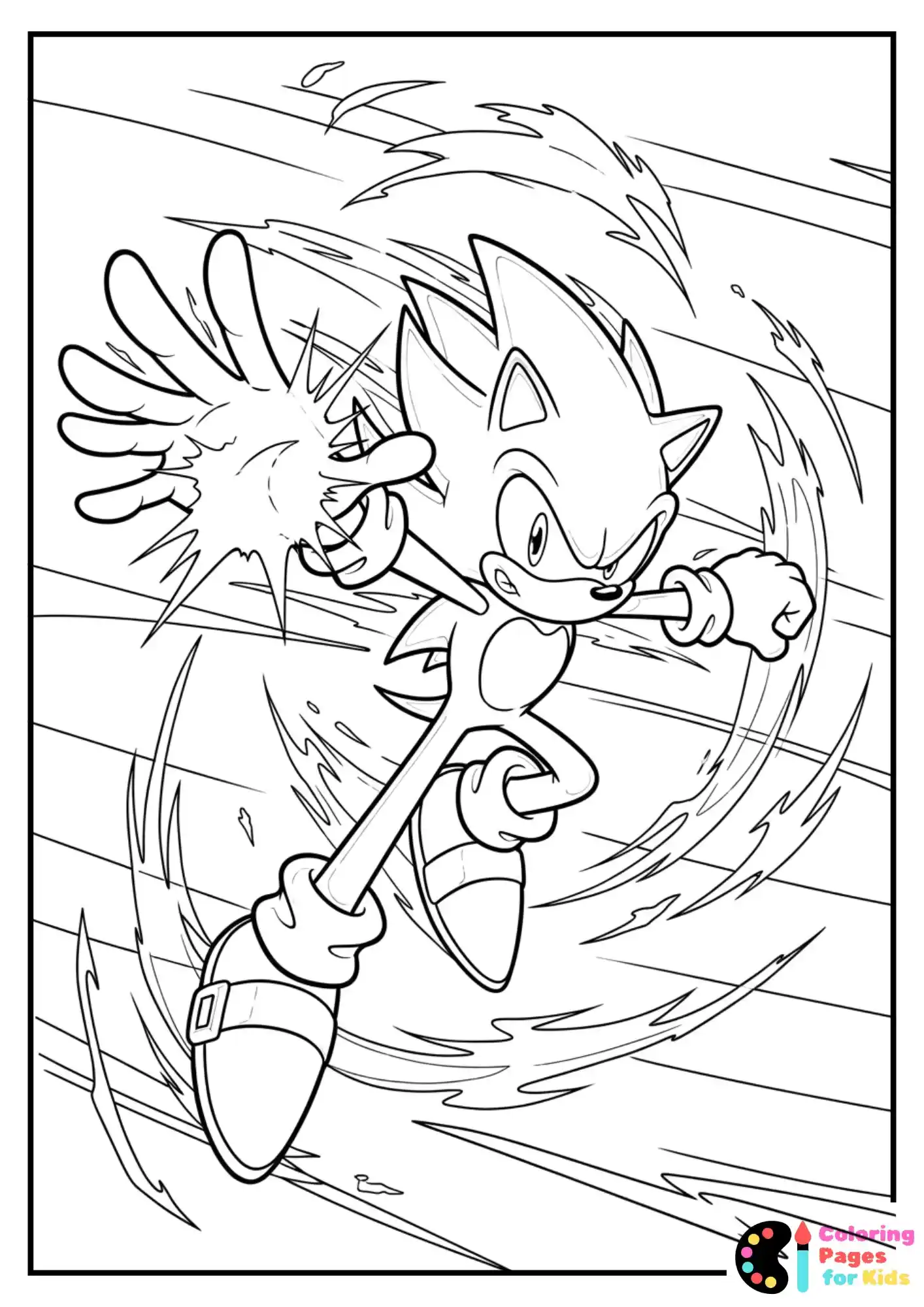 super sonic transforming coloring sheet