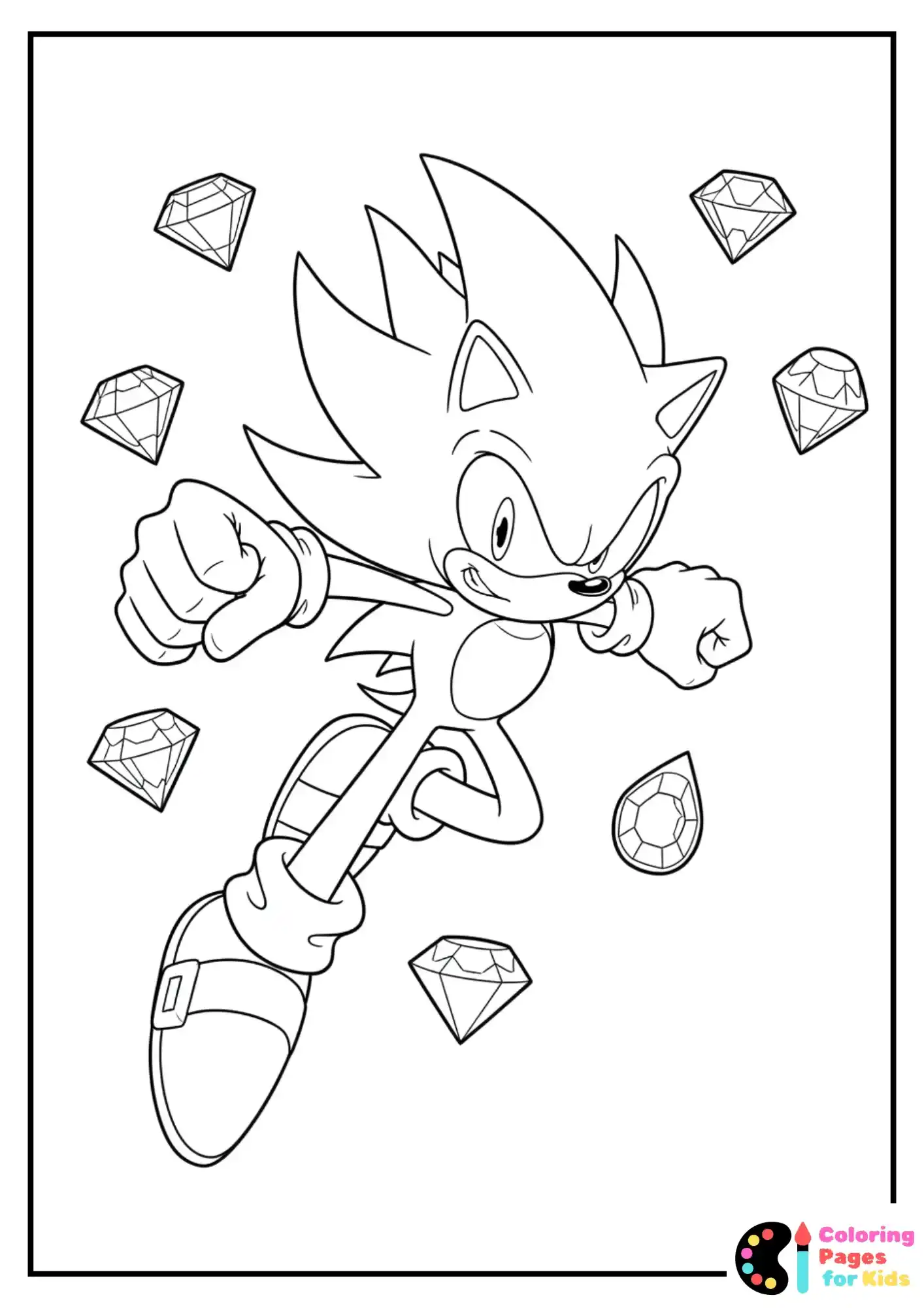 super sonic with chaos emeralds