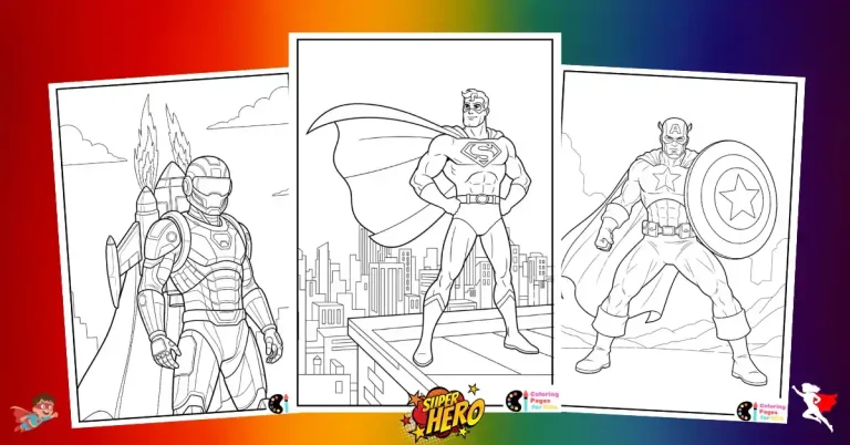 superhero coloring pages