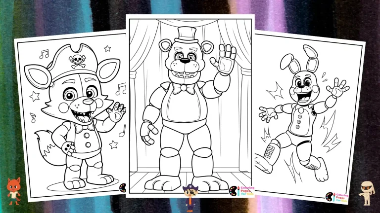 freddy's coloring pages