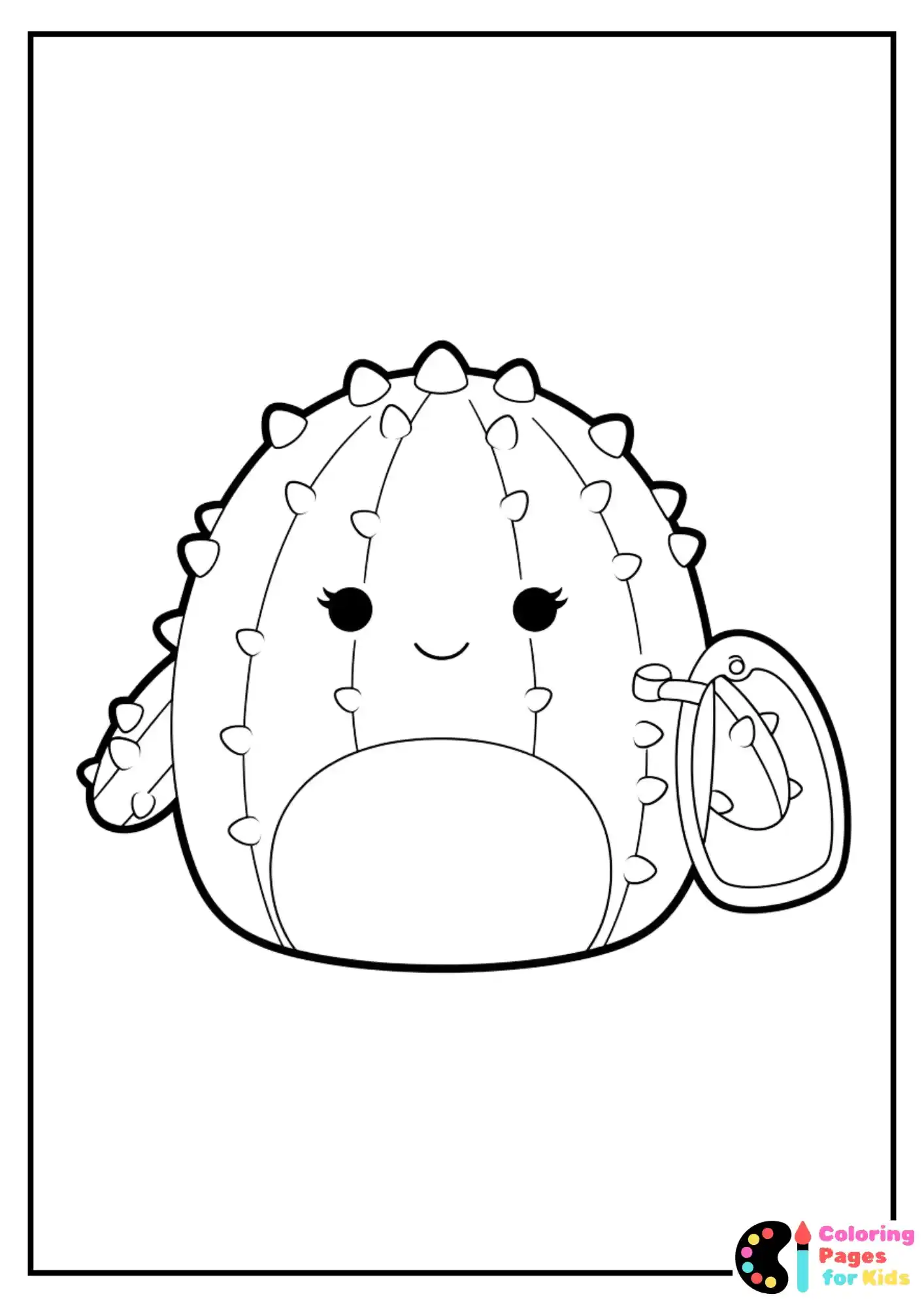 maritza the cactus squishmallow coloring page