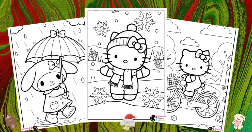 sanrio coloring pages